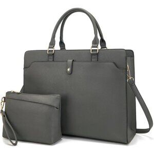 Womens Laptop Bag Lightweight Grey